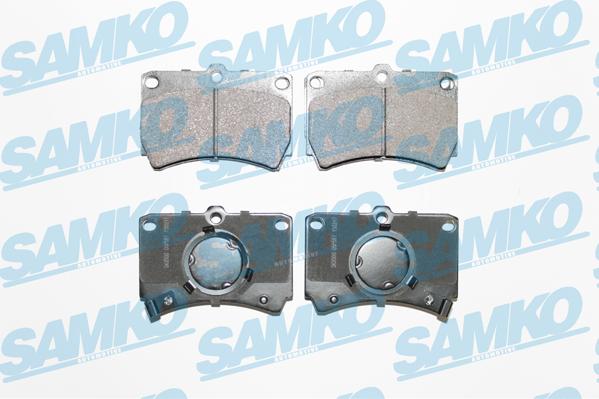 Samko 5SP587 - Kit pastiglie freno, Freno a disco autozon.pro