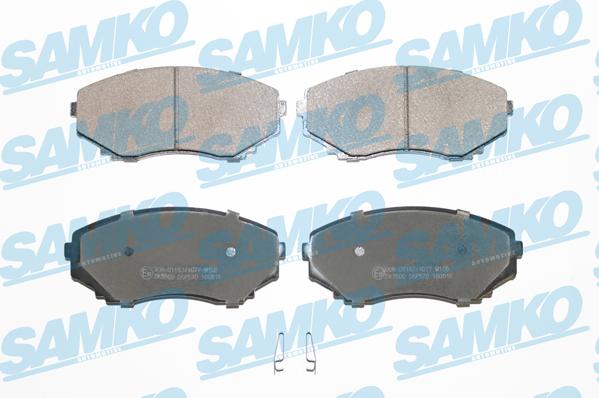 Samko 5SP570 - Kit pastiglie freno, Freno a disco autozon.pro