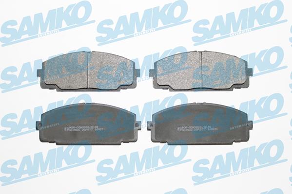 Samko 5SP577 - Kit pastiglie freno, Freno a disco autozon.pro