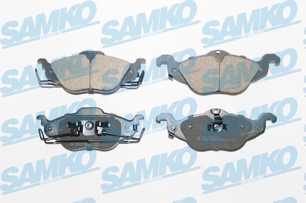 Samko 5SP698 - Kit pastiglie freno, Freno a disco autozon.pro