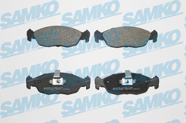 Samko 5SP644 - Kit pastiglie freno, Freno a disco autozon.pro