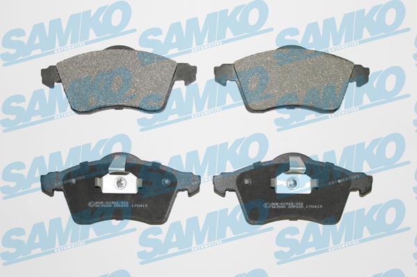 Samko 5SP645 - Kit pastiglie freno, Freno a disco autozon.pro