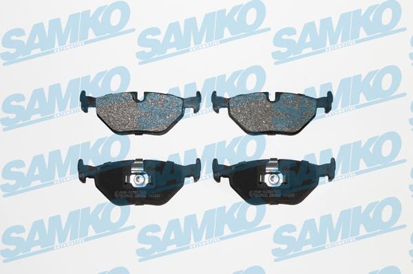 Samko 5SP650 - Kit pastiglie freno, Freno a disco autozon.pro