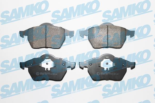 Samko 5SP669 - Kit pastiglie freno, Freno a disco autozon.pro