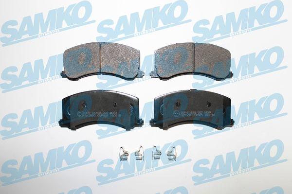 Samko 5SP665 - Kit pastiglie freno, Freno a disco autozon.pro