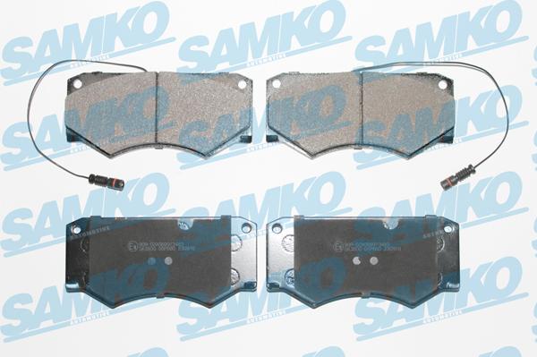 Samko 5SP660 - Kit pastiglie freno, Freno a disco autozon.pro