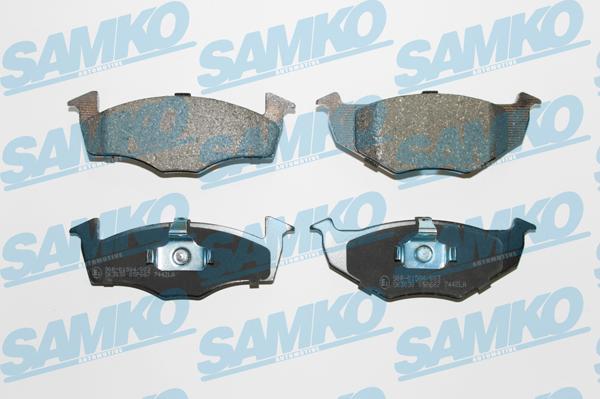 Samko 5SP667 - Kit pastiglie freno, Freno a disco autozon.pro