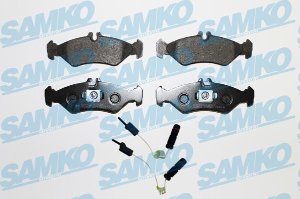 Samko 5SP609A - Kit pastiglie freno, Freno a disco autozon.pro