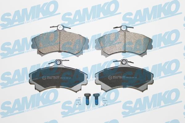 Samko 5SP615 - Kit pastiglie freno, Freno a disco autozon.pro