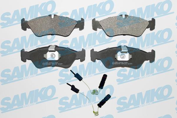 Samko 5SP610A - Kit pastiglie freno, Freno a disco autozon.pro