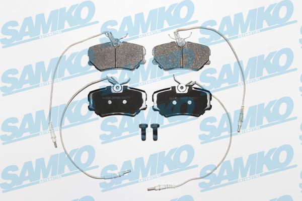 Samko 5SP636 - Kit pastiglie freno, Freno a disco autozon.pro