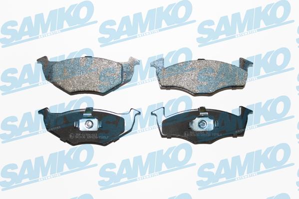 Samko 5SP638 - Kit pastiglie freno, Freno a disco autozon.pro