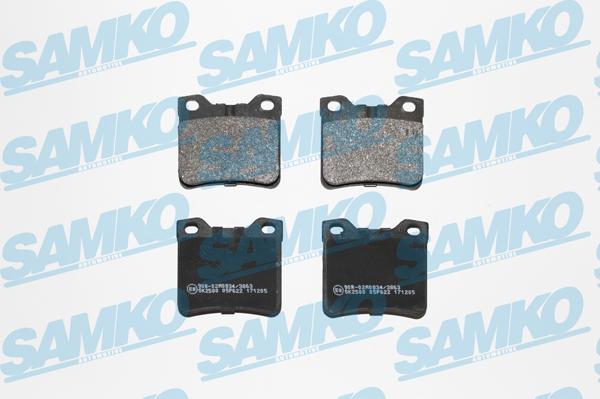 Samko 5SP622 - Kit pastiglie freno, Freno a disco autozon.pro