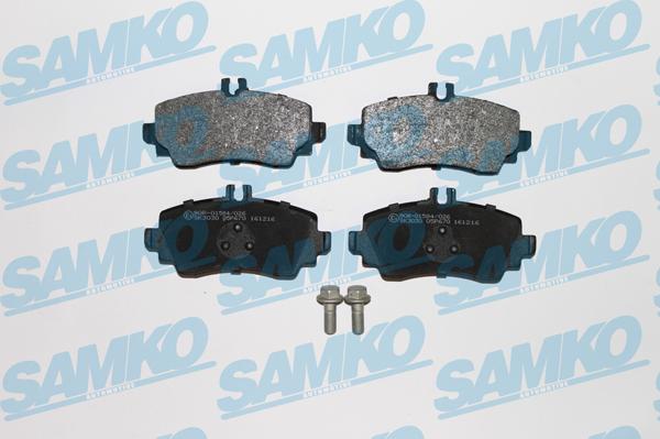 Samko 5SP670 - Kit pastiglie freno, Freno a disco autozon.pro