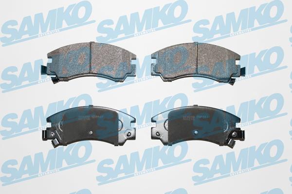 Samko 5SP047 - Kit pastiglie freno, Freno a disco autozon.pro