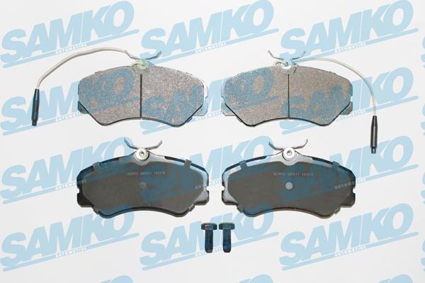 Samko 5SP011 - Kit pastiglie freno, Freno a disco autozon.pro