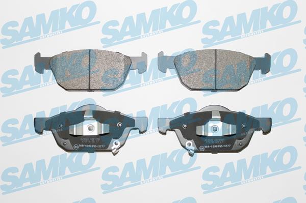 Samko 5SP1991 - Kit pastiglie freno, Freno a disco autozon.pro