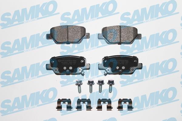 Samko 5SP1951K - Kit pastiglie freno, Freno a disco autozon.pro