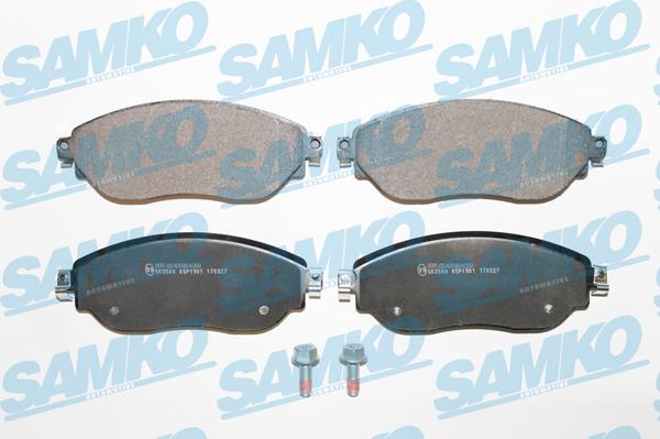 Samko 5SP1901 - Kit pastiglie freno, Freno a disco autozon.pro