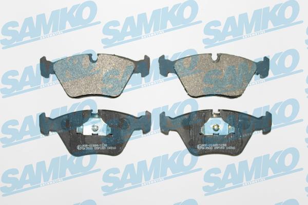 Samko 5SP193 - Kit pastiglie freno, Freno a disco autozon.pro