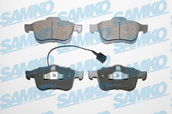 Samko 5SP1494 - Kit pastiglie freno, Freno a disco autozon.pro