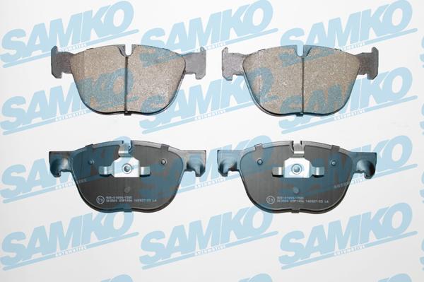 Samko 5SP1496 - Kit pastiglie freno, Freno a disco autozon.pro