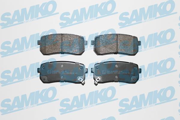 Samko 5SP1450 - Kit pastiglie freno, Freno a disco autozon.pro