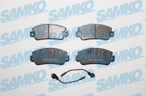 Samko 5SP145 - Kit pastiglie freno, Freno a disco autozon.pro