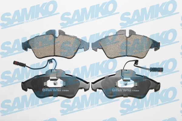 Samko 5SP1469 - Kit pastiglie freno, Freno a disco autozon.pro