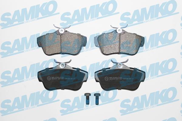 Samko 5SP1460 - Kit pastiglie freno, Freno a disco autozon.pro