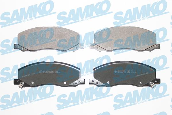 Samko 5SP1468 - Kit pastiglie freno, Freno a disco autozon.pro