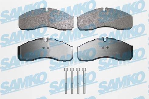 Samko 5SP1462 - Kit pastiglie freno, Freno a disco autozon.pro