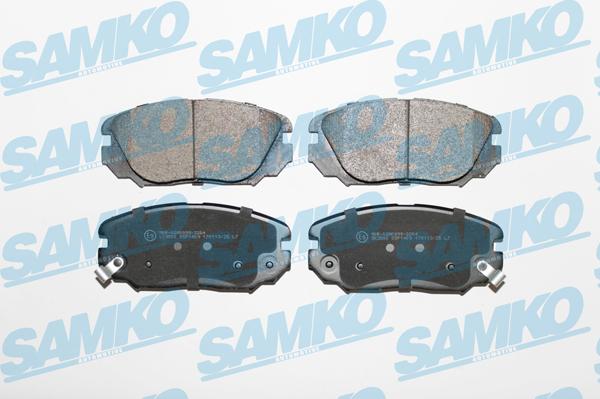 Samko 5SP1409 - Kit pastiglie freno, Freno a disco autozon.pro