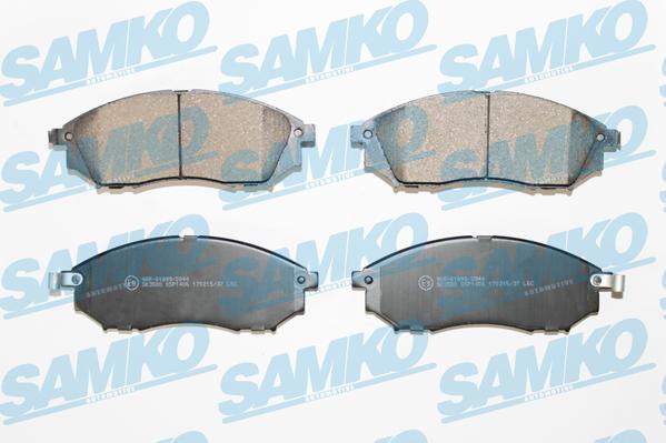 Samko 5SP1406 - Kit pastiglie freno, Freno a disco autozon.pro