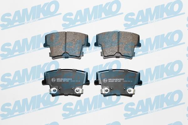 Samko 5SP1400 - Kit pastiglie freno, Freno a disco autozon.pro