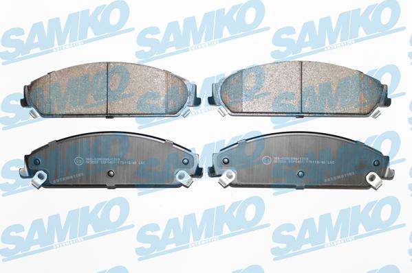 Samko 5SP1401 - Kit pastiglie freno, Freno a disco autozon.pro