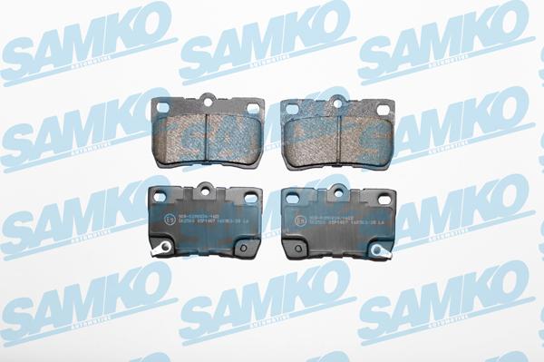 Samko 5SP1407 - Kit pastiglie freno, Freno a disco autozon.pro