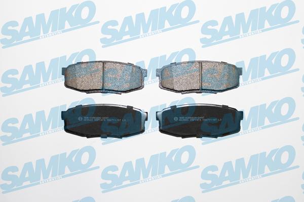 Samko 5SP1419 - Kit pastiglie freno, Freno a disco autozon.pro