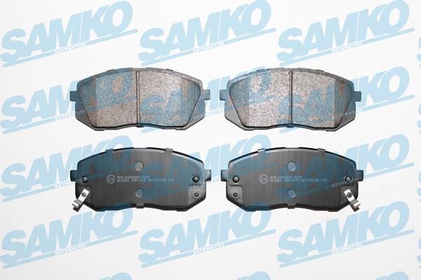 Samko 5SP1415 - Kit pastiglie freno, Freno a disco autozon.pro