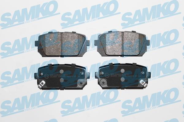 Samko 5SP1416 - Kit pastiglie freno, Freno a disco autozon.pro