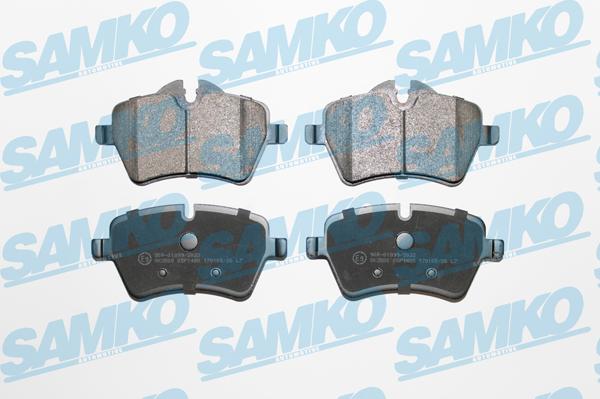 Samko 5SP1485 - Kit pastiglie freno, Freno a disco autozon.pro