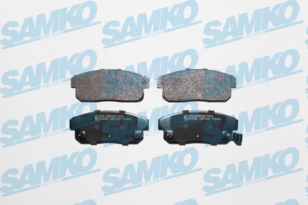 Samko 5SP1432 - Kit pastiglie freno, Freno a disco autozon.pro