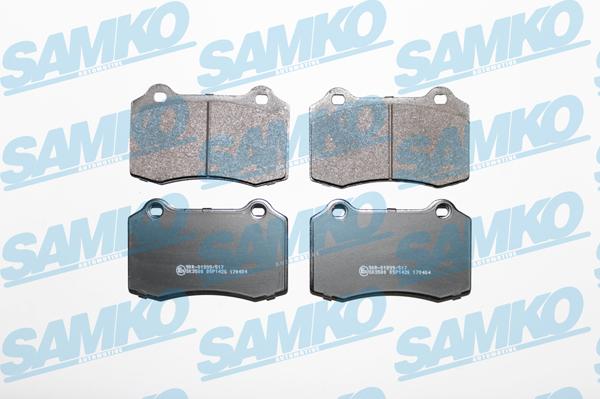 Samko 5SP1426 - Kit pastiglie freno, Freno a disco autozon.pro