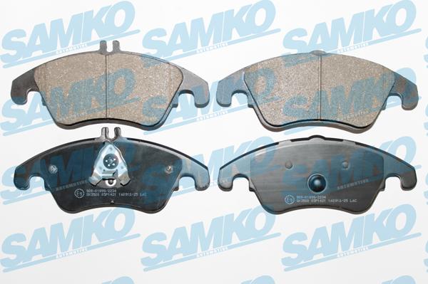 Samko 5SP1421 - Kit pastiglie freno, Freno a disco autozon.pro