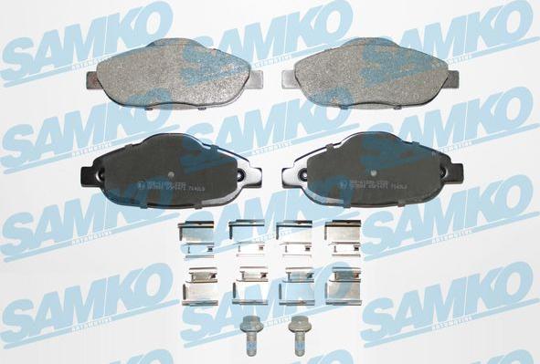 Samko 5SP1471K - Kit pastiglie freno, Freno a disco autozon.pro