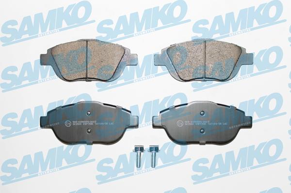 Samko 5SP1590 - Kit pastiglie freno, Freno a disco autozon.pro