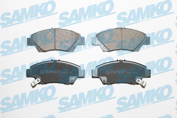 Samko 5SP1591 - Kit pastiglie freno, Freno a disco autozon.pro