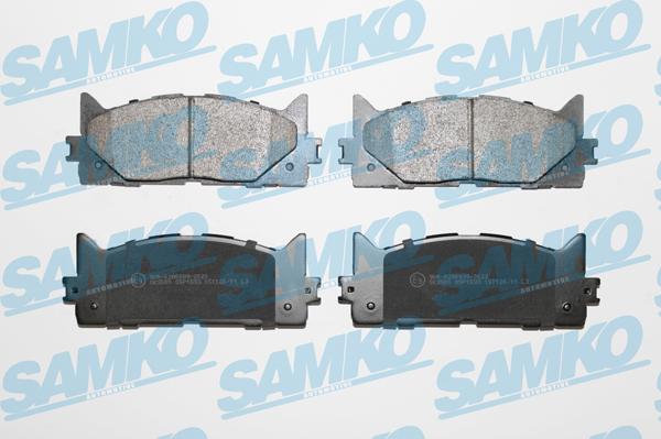 Samko 5SP1593 - Kit pastiglie freno, Freno a disco autozon.pro