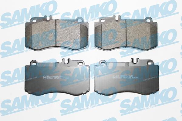 Samko 5SP1592 - Kit pastiglie freno, Freno a disco autozon.pro