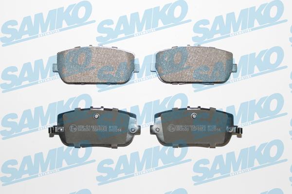 Samko 5SP1554 - Kit pastiglie freno, Freno a disco autozon.pro